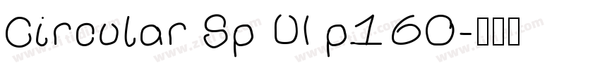 Circular Sp UI p160字体转换